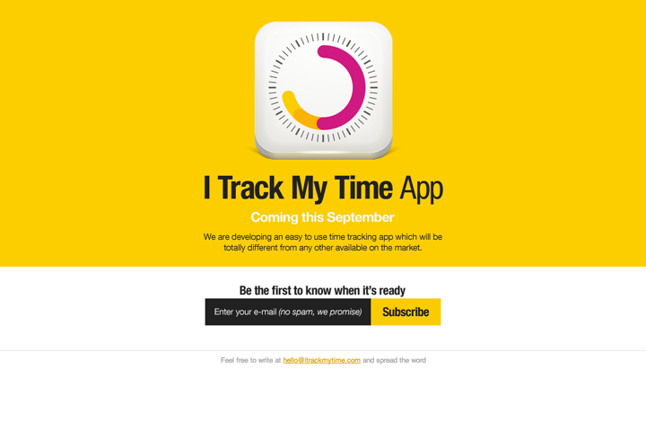 I Track My Time App